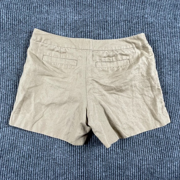 Banana Republic Shorts Womens 6 Brown Flat Front Pockets Ryan Fit 32x4 Beach - Picture 10 of 12